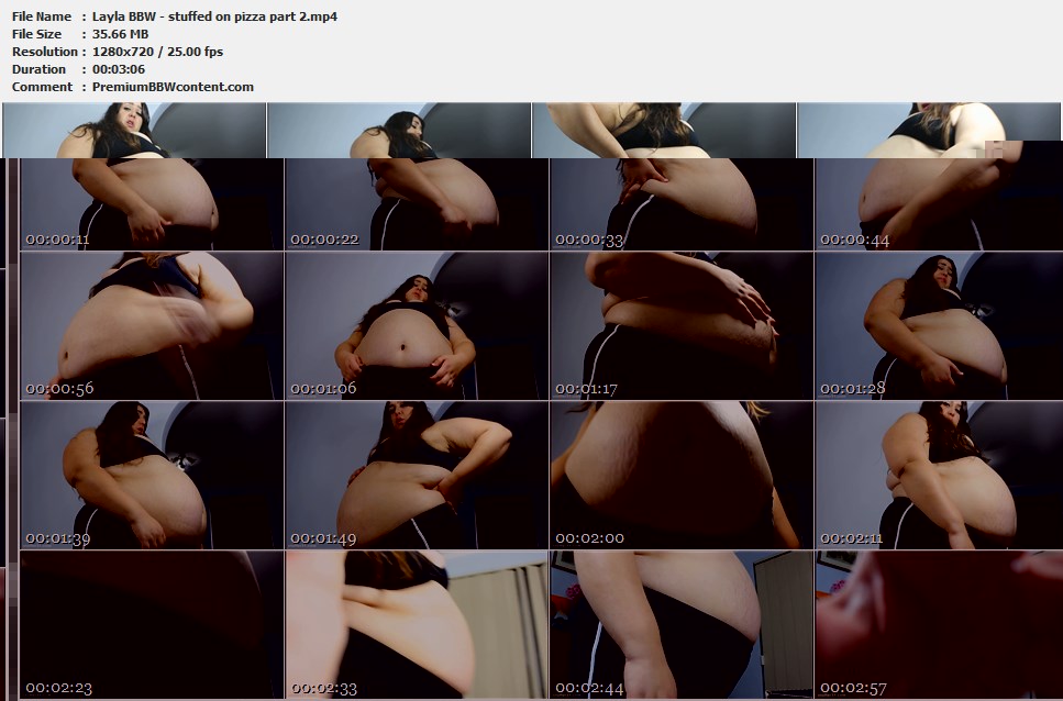 Layla BBW - stuffed on pizza part 2 thumbnails Layla BBW - stuffed on pizza part 2 thumbnails