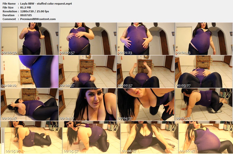 Layla BBW - stuffed coke request thumbnails Layla BBW - stuffed coke request thumbnails
