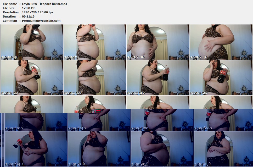 Layla BBW - leopard bikini thumbnails Layla BBW - leopard bikini thumbnails