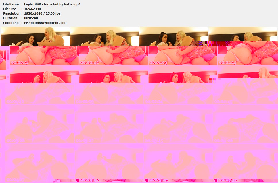 Layla BBW - force fed by katie thumbnails Layla BBW - force fed by katie thumbnails