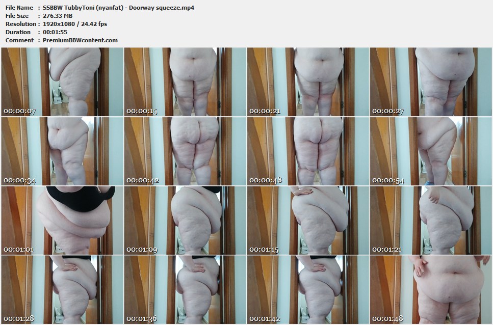 SSBBW TubbyToni (nyanfat) - Doorway squeeze thumbnails SSBBW TubbyToni (nyanfat) - Doorway squeeze thumbnails