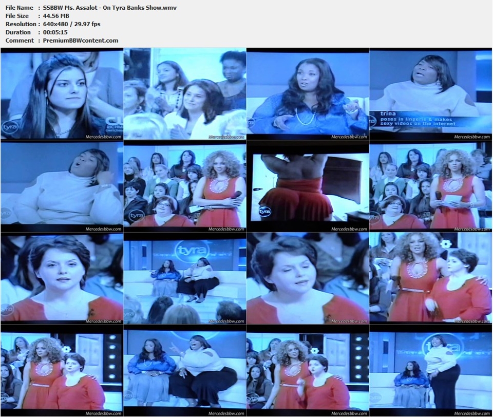 SSBBW Ms. Assalot - On Tyra Banks Show thumbnails SSBBW Ms. Assalot - On Tyra Banks Show thumbnails