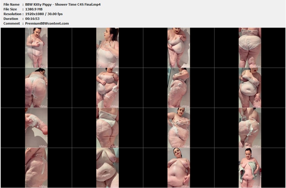 BBW Kitty Piggy - Shower Time C4S Final thumbnails BBW Kitty Piggy - Shower Time C4S Final thumbnails