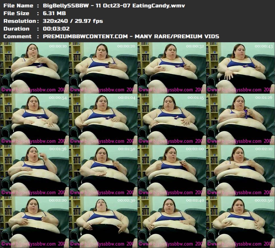 BigBellySSBBW - 11 Oct23-07 EatingCandy thumbnails