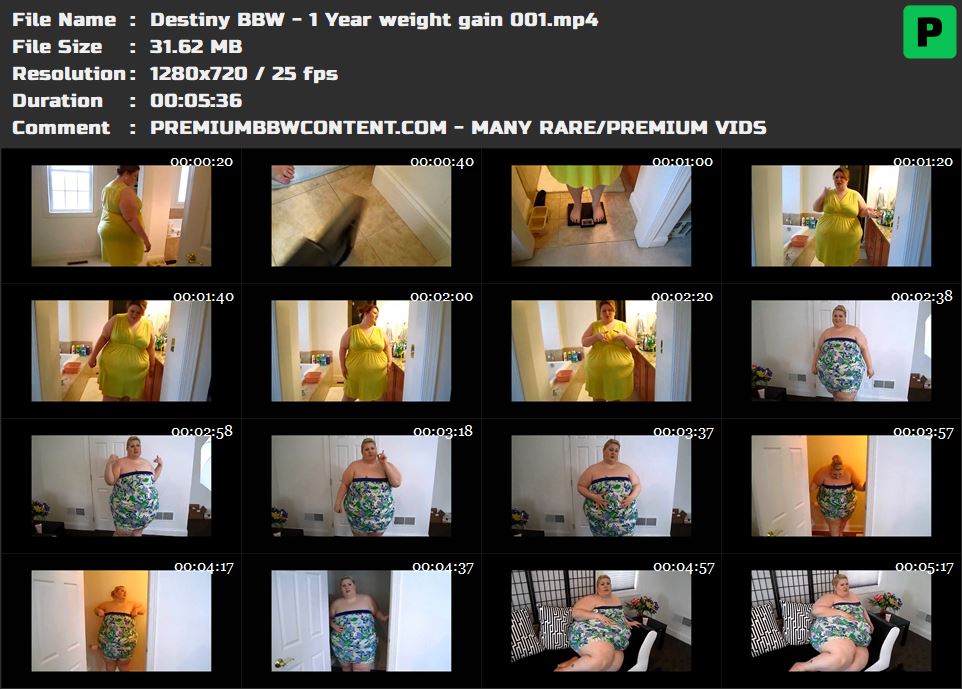 Destiny BBW - 1 Year weight gain 001 thumbnails