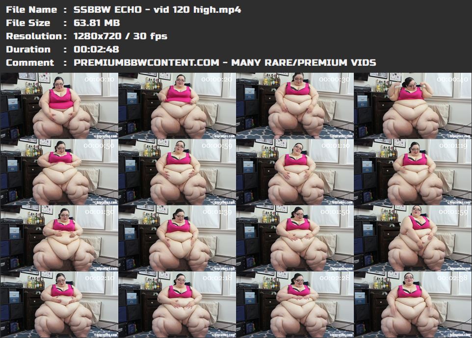 SSBBW ECHO - vid 120 high thumbnails
