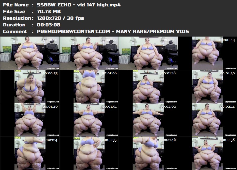SSBBW ECHO - vid 147 high thumbnails