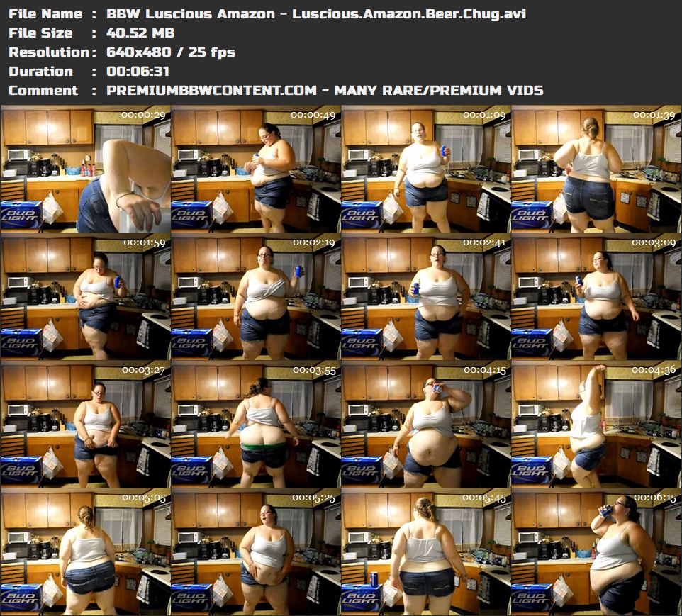 BBW Luscious Amazon - Luscious.Amazon.Beer.Chug thumbnails