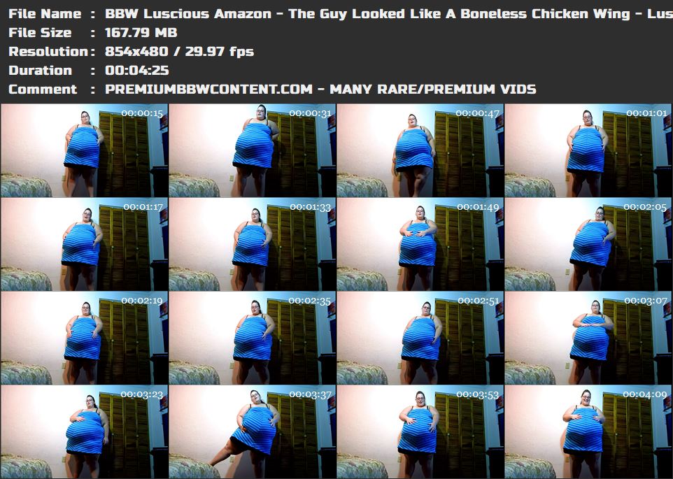 BBW Luscious Amazon - The Guy Looked Like A Boneless Chicken Wing - Lu thumbnails