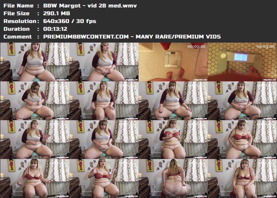 BBW Margot - vid 28 med thumbnails