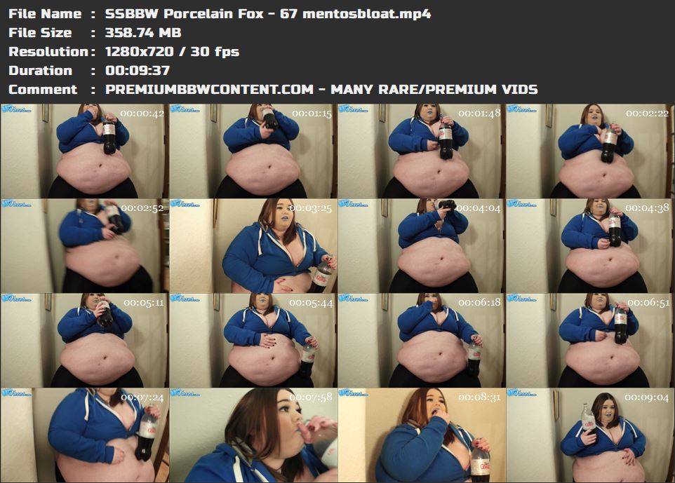 SSBBW Porcelain Fox - 67 mentosbloat thumbnails