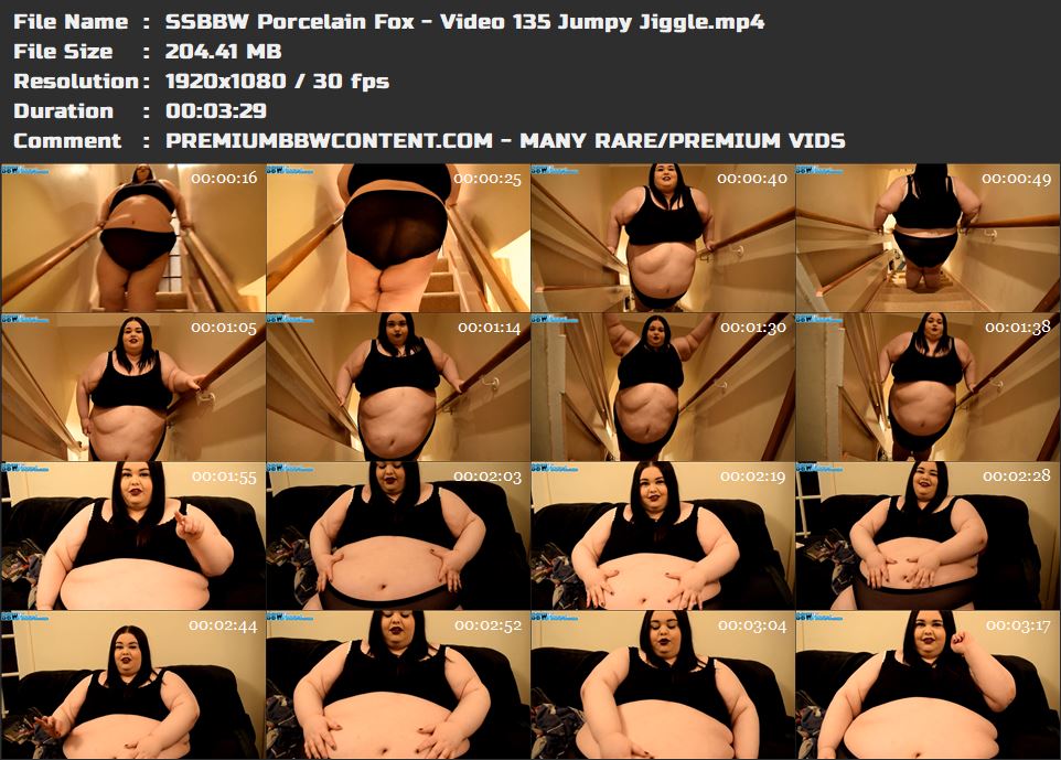 SSBBW Porcelain Fox - Video 135 Jumpy Jiggle thumbnails