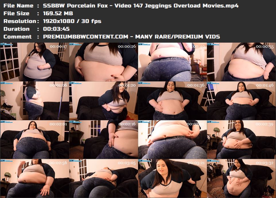 SSBBW Porcelain Fox - Video 147 Jeggings Overload Movies thumbnails