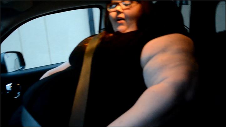 SSBBW Violet James - 2017 02 28 Too Fat for the Car