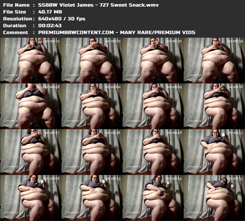 SSBBW Violet James - 727 Sweet Snack thumbnails