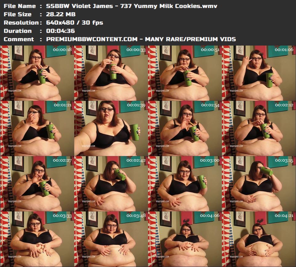 SSBBW Violet James - 737 Yummy Milk Cookies thumbnails