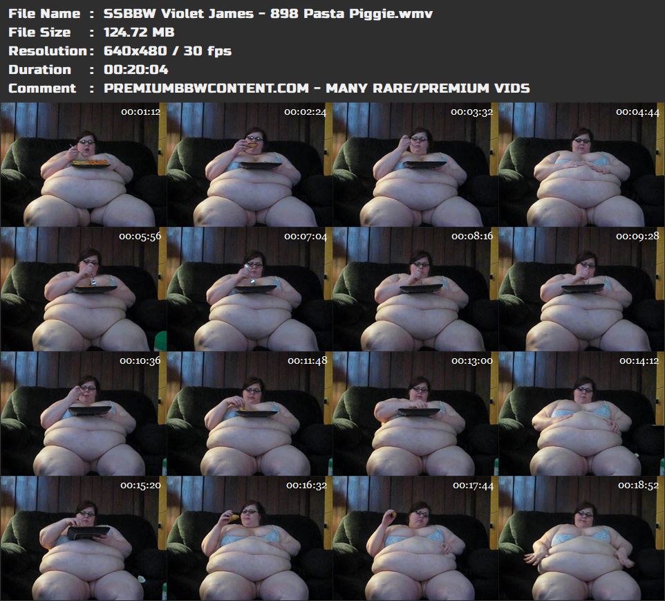 SSBBW Violet James - 898 Pasta Piggie thumbnails